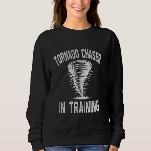 Tornado Chaser in opleiding - Storm Hunter Trui (Voorkant)
