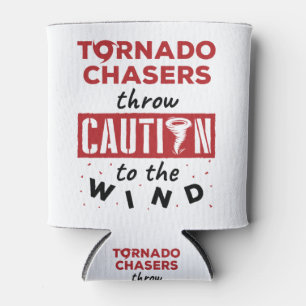 Tornado Chaser Storm die Funny Wind achtervolgt Blikjeskoeler