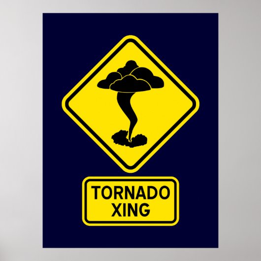 Tornado Crossing Poster (Voorkant)