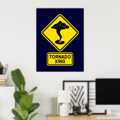 Tornado Crossing Poster (Thuiskantoor)