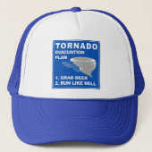 Tornado-evacuatieplan;-) Trucker Pet (Voorkant)