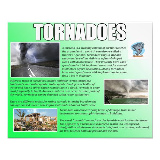 Tornado Foto Afdruk (Voorkant)
