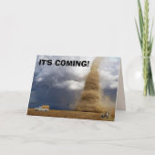 TORNADO FUNNY BIRTHDAY CARDS KAART (Voorkant)