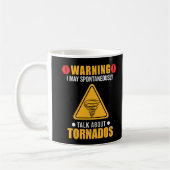 Tornado Funny Meteoroloog Weather Watcher Koffiemok (Links)