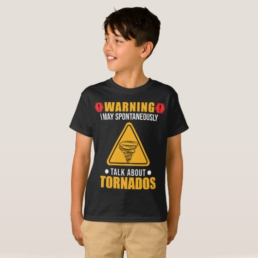 Tornado Funny Meteoroloog Weather Watcher T-shirt (Voorkant volledig)