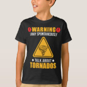 Tornado Funny Meteoroloog Weather Watcher T-shirt (Voorkant)