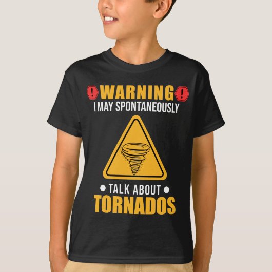 Tornado Funny Meteoroloog Weather Watcher T-shirt (Voorkant)