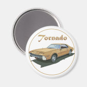 Tornado Gold Magneet (Voorkant / Achterkant)