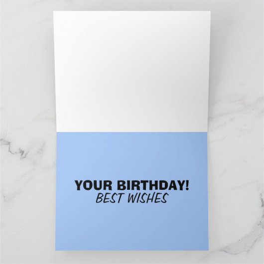 TORNADO GRAPPIGE VERJAARDAGSKAARTEN KAART (Binnen)