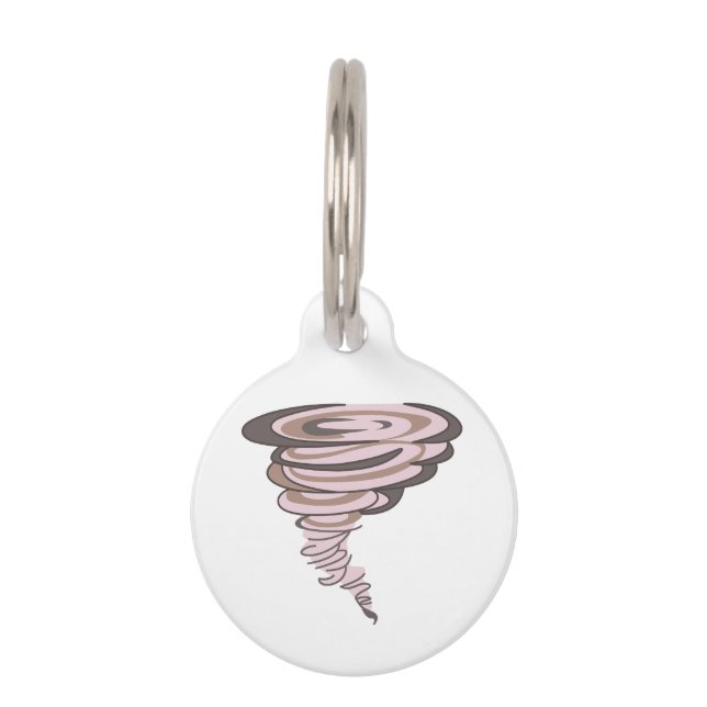 Tornado Huisdierpenning (Voorkant)