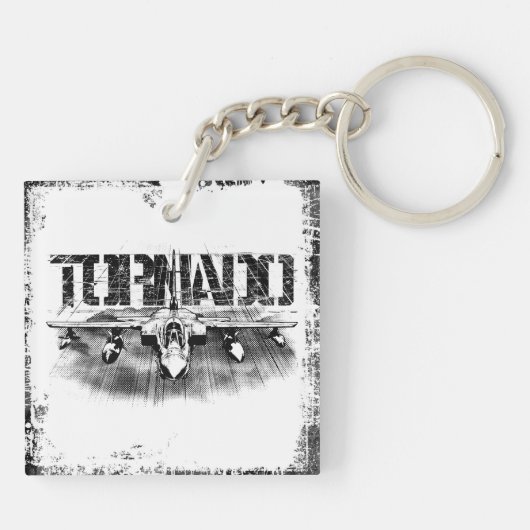 Tornado IDS Square (dubbelzijdige) Sleutelhanger (Achterkant)