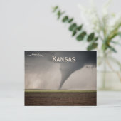 Tornado in Dodge City Kansas Briefkaart (Staand voorkant)
