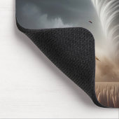 Tornado in een Midwest tarweveld Muismat (Hoek)