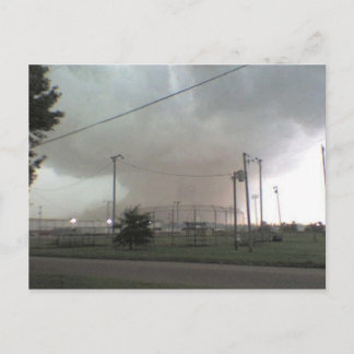 Tornado in het Briefkaart Arkansas