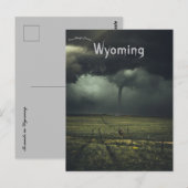 Tornado in het Briefkaart Wyoming (Voorkant / Achterkant)