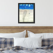 Tornado in het Water Canvas Afdruk (Insitu (Slaapkamer))
