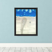 Tornado in het Water Canvas Afdruk (Insitu (Houten vloer))