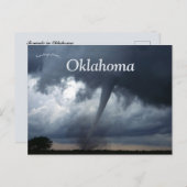 Tornado in Oklahoma neergehaald Briefkaart (Voorkant / Achterkant)