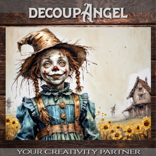 Tornado Journey - Decoupage Tissuepapier