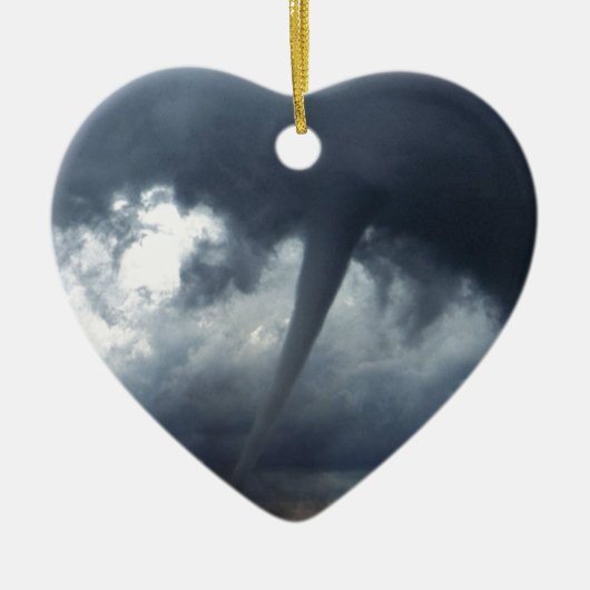 Tornado Keramisch Ornament (Voorkant)