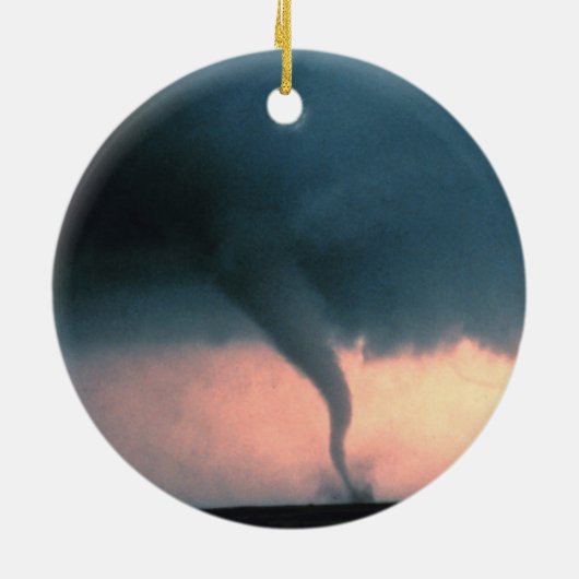 Tornado Keramisch Ornament (Achterkant)