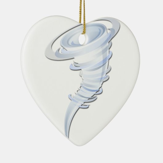 Tornado Keramisch Ornament (Rechts)