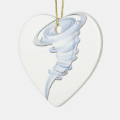 Tornado Keramisch Ornament (Links)