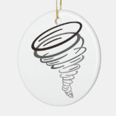 Tornado Keramisch Ornament (Links)