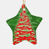 Tornado kerstboomversiering keramisch ornament (Links)