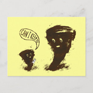 Tornado Kind met Koe Briefkaart
