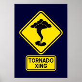 Tornado-kruisingsposter Poster (Voorkant)