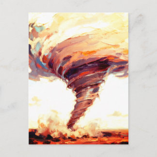 Tornado Kunst Storm Briefkaart