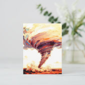 Tornado Kunst Storm Briefkaart (Staand voorkant)