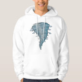 Tornado Mannen Hoodie (Voorkant)