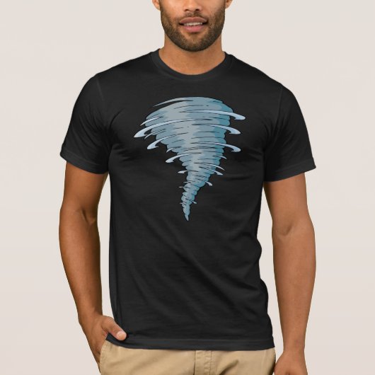 Tornado Mannen T-Shirt (Voorkant)