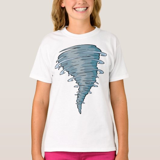 Tornado meisjes T-shirt (Voorkant)