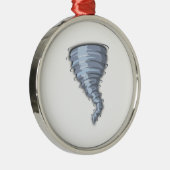 Tornado Metalen Ornament (Rechts)