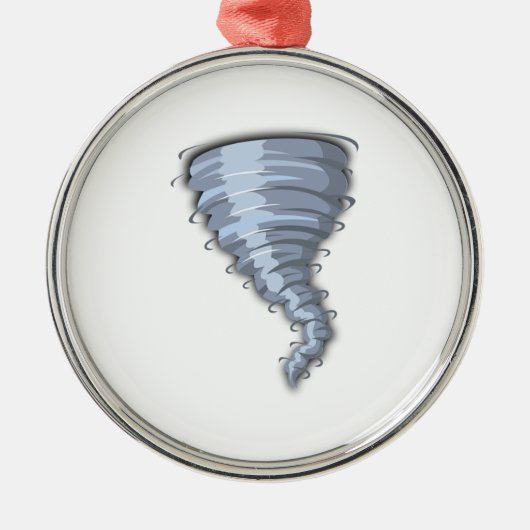 Tornado Metalen Ornament (Voorkant)