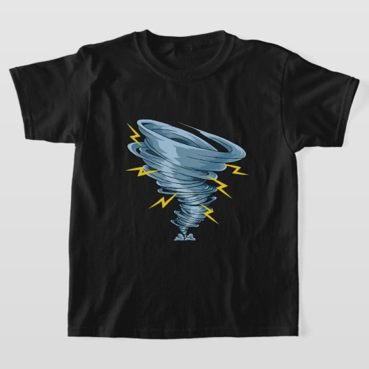 Tornado meteoroloog meteorologie t-shirt (Laagn)