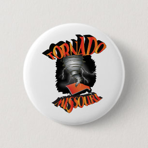 Tornado Missouri Ronde Button 5,7 Cm