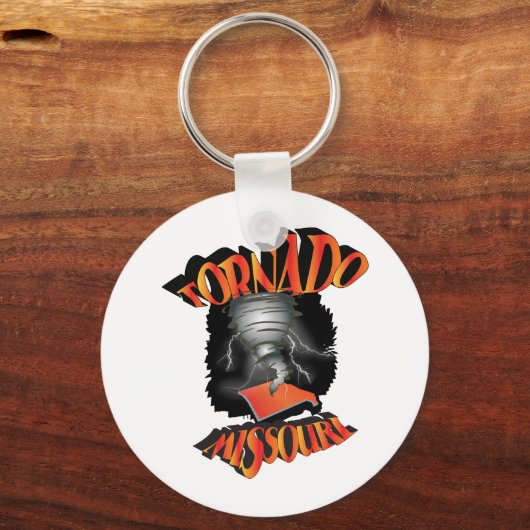 Tornado Missouri Sleutelhanger (Voorkant)