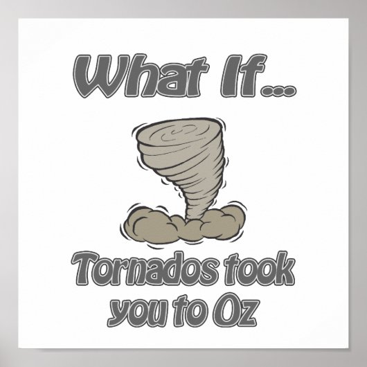 Tornado naar Oz Poster (Voorkant)