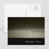 Tornado Post Card Briefkaart (Voorkant / Achterkant)