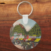 Tornado Roller Onderzetter - Coney Island NY /The  Sleutelhanger (Voorkant)