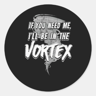 Tornado Seizoen Storm Chaser Ronde Sticker