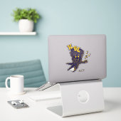 Tornado speelt gitaar sticker (Laptop op bureau)
