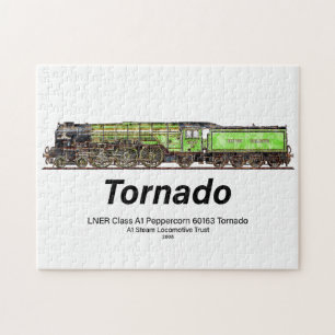 Tornado  Stoomtrein Engels Locomotief Legpuzzel