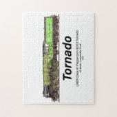 Tornado  Stoomtrein Engels Locomotief Legpuzzel (Verticaal)