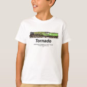 Tornado Stoomtrein Engels Locomotief T-shirt (Voorkant)