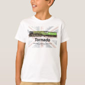 Tornado Stoomtrein Engels Locomotief T-shirt (Voorkant)